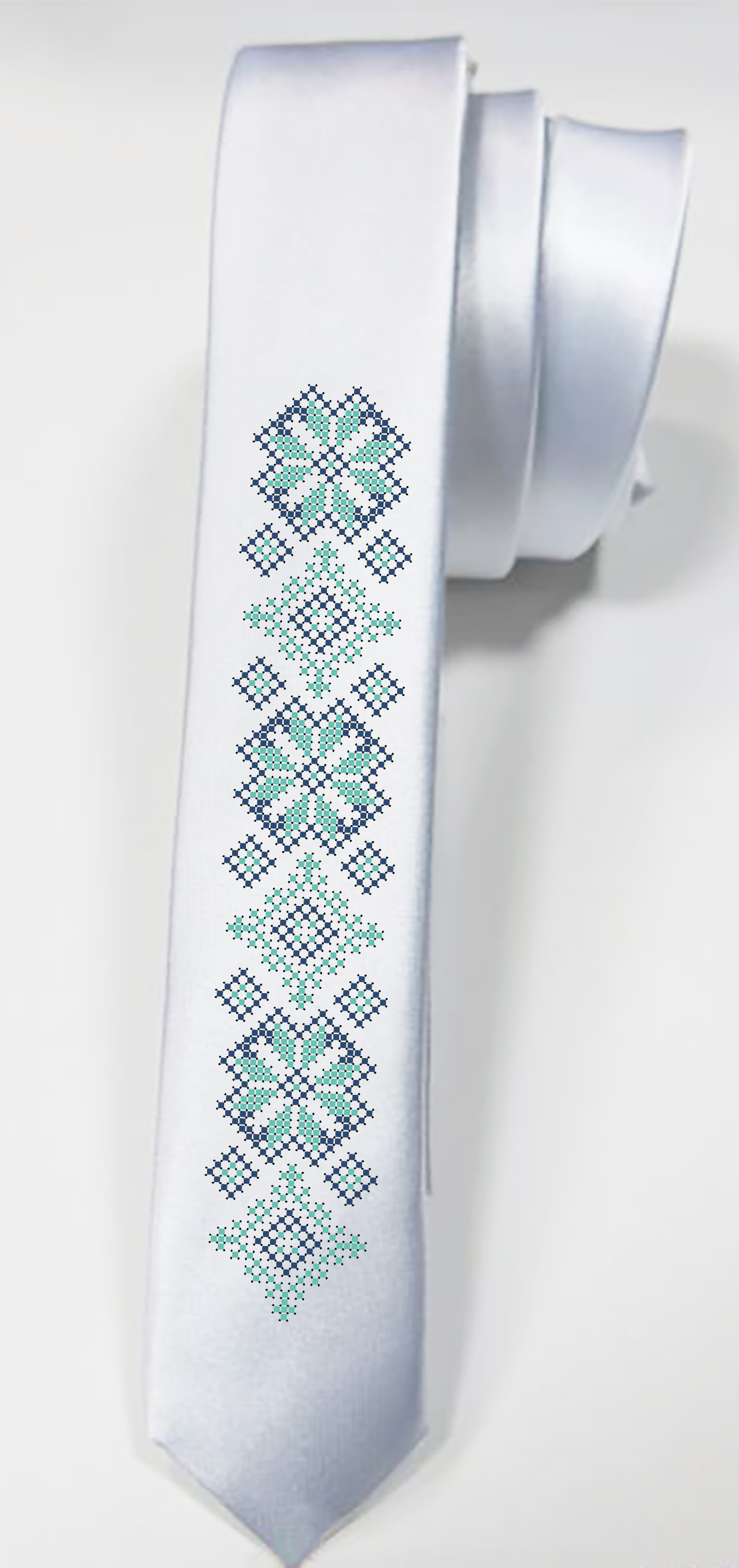 Пошита краватка для вишивання бісером або нитками №005-Г