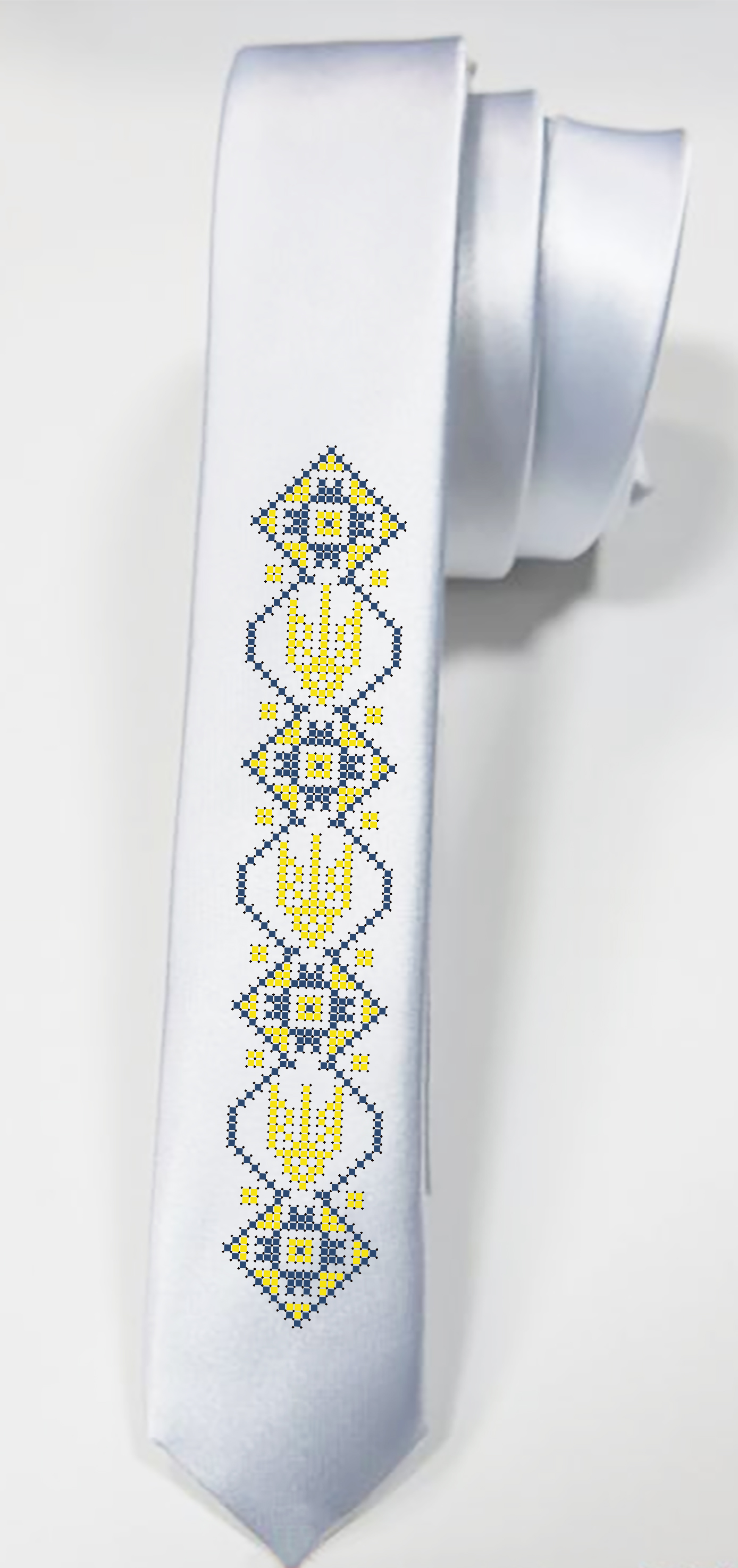 Пошита краватка для вишивання бісером або нитками №006-Г