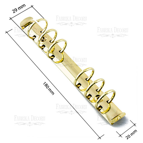 Кільцевий механізм А6 на 6 кілець Золото