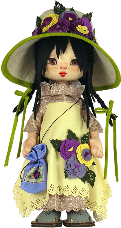 Набір для шиття текстильної ляльки К1079 Дівчинка Голландія