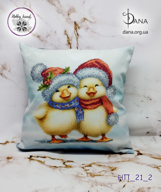 Подушка з наволочкою для вишивання бісером НП21_2