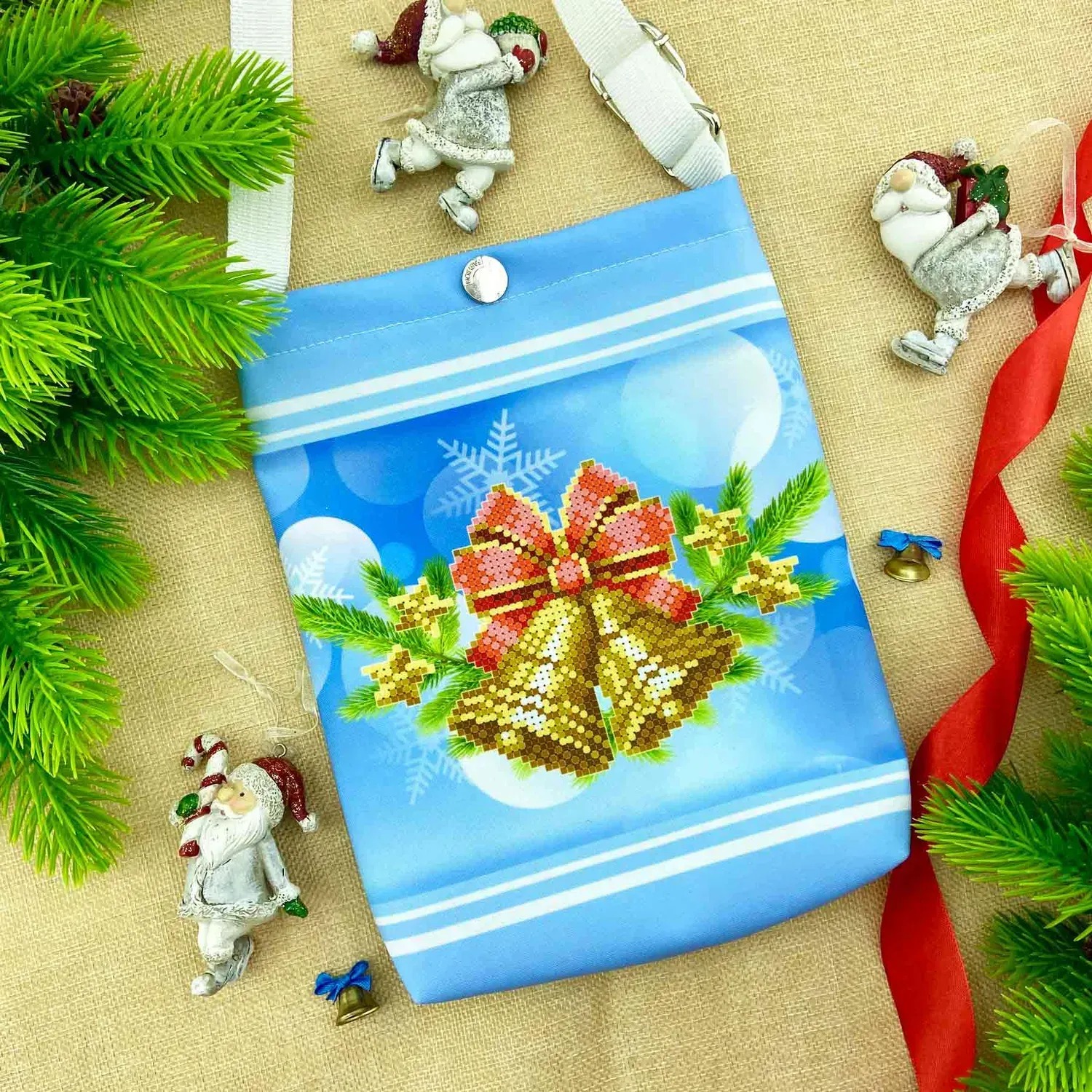 Мішечок посівалькика для вишивання 210 Дзвоники