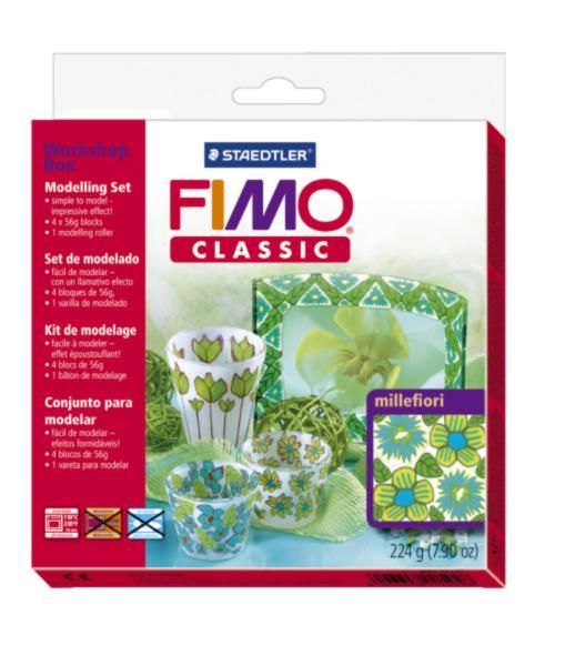 Набор FIMO Classic для мастер-класса «Миллефиори» 4x56г. 8003/31/L1