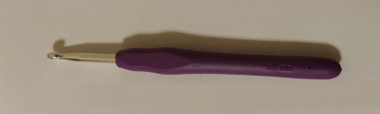 Гачок для в'язання з силіконовою ручкою 2,5 мм