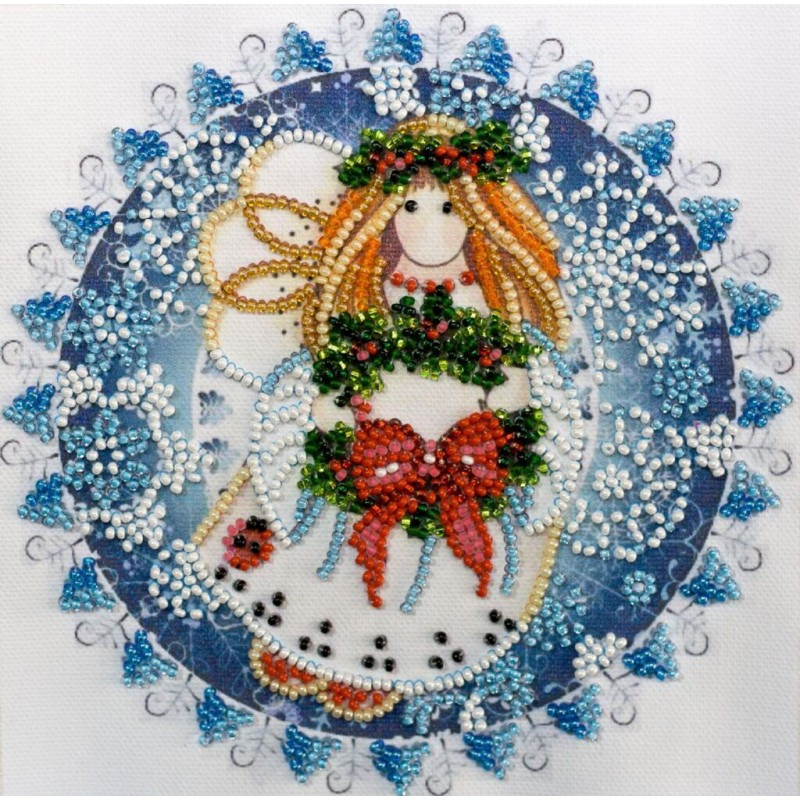 Набор для вышивки бисером Абрис Арт АМ-184 Рождественский ангел