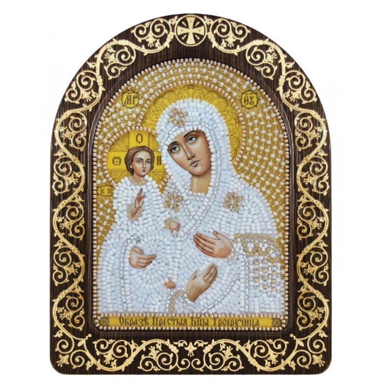 Набір для вишивки ікони в рамці-кіоті СН5016 Богородиця Троєручиця