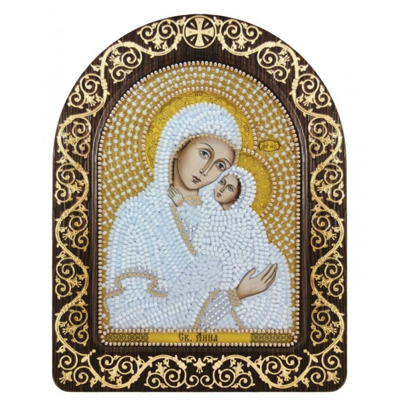 Набір для вишивки ікони в рамці-кіоті СН5019 Св. Анна з Марією-немовлям
