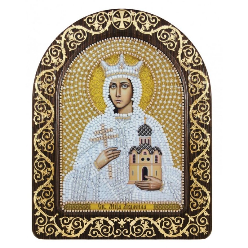 Набір для вишивки ікони в рамці-кіоті СН5027 Св. Мц. Людмила Чеська