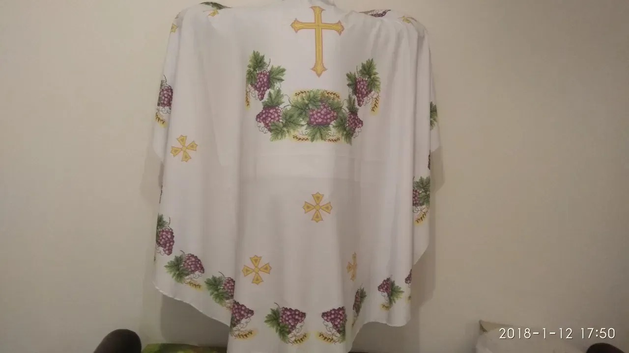 Комплект заготовок для вишивання церковного одягу (фелона) Ф-17