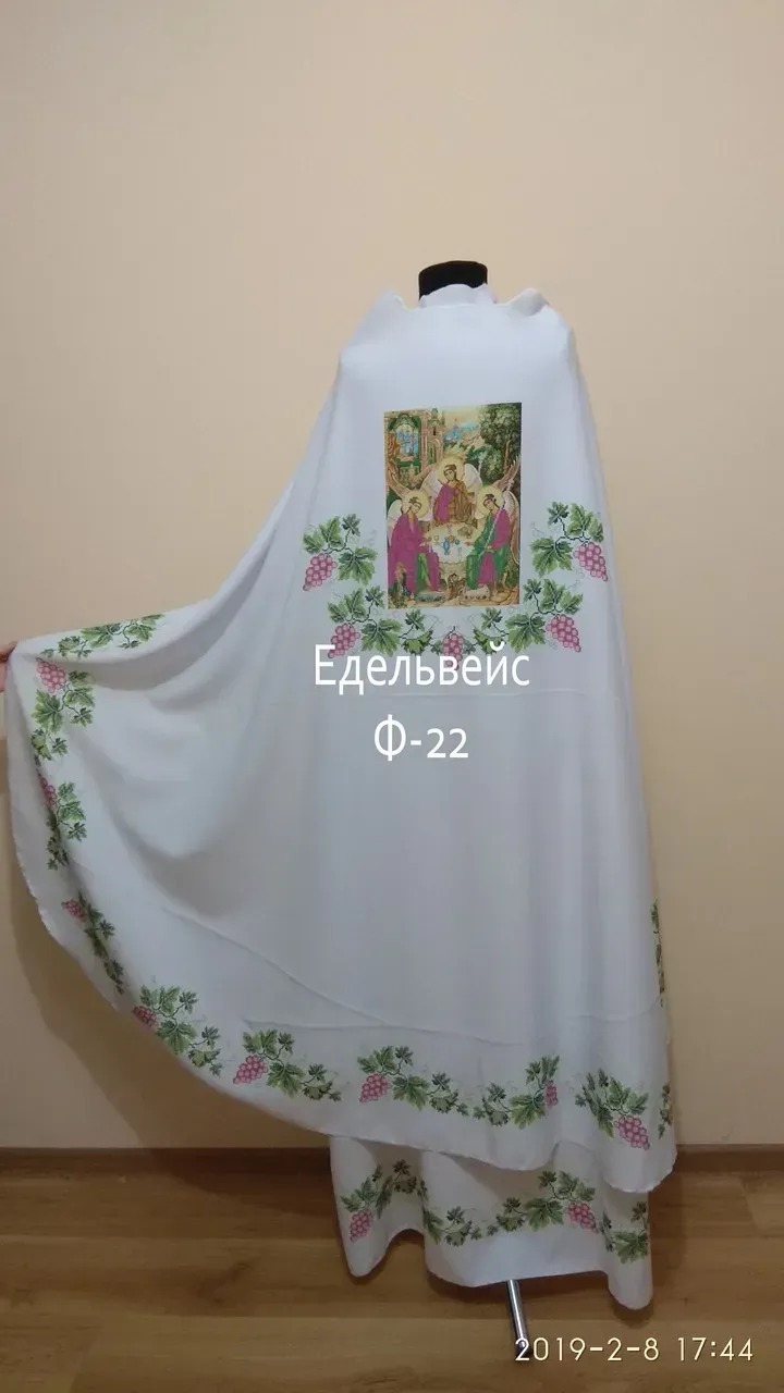 Комплект заготовок для вишивання церковного одягу (фелона) Ф-22