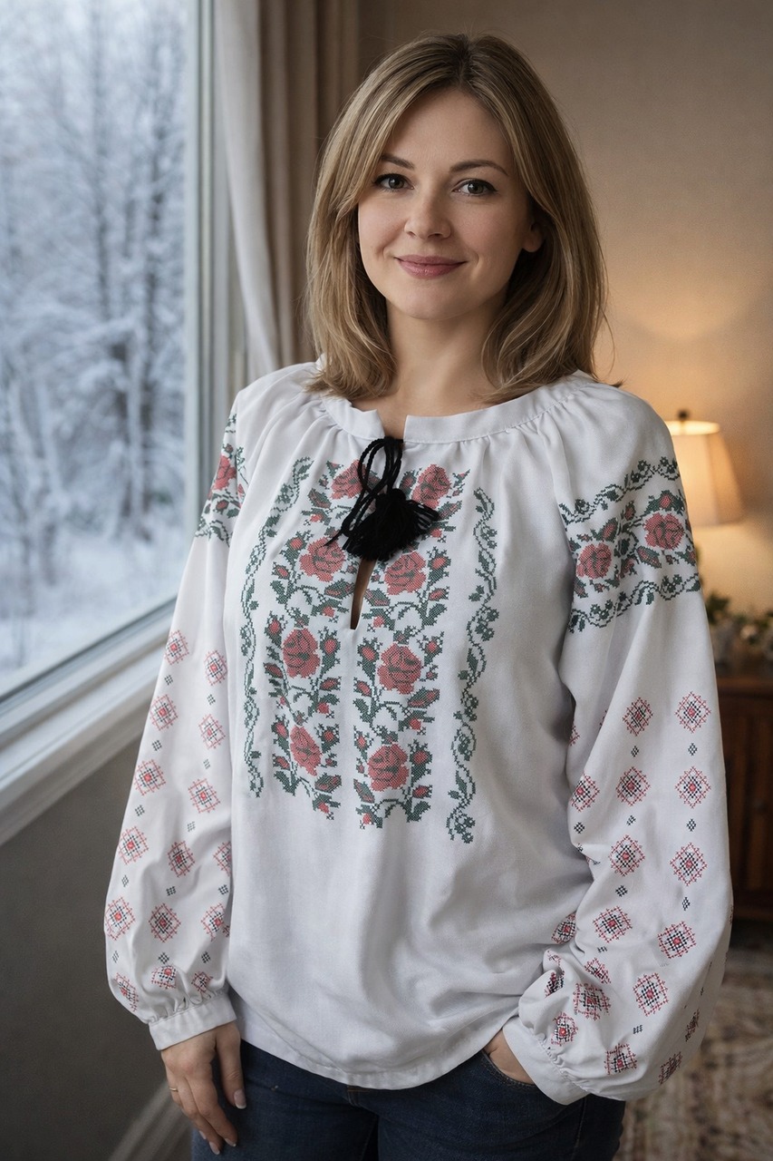 Пошита жіноча блуза для вишивання ПЖС-440 (БОХО)