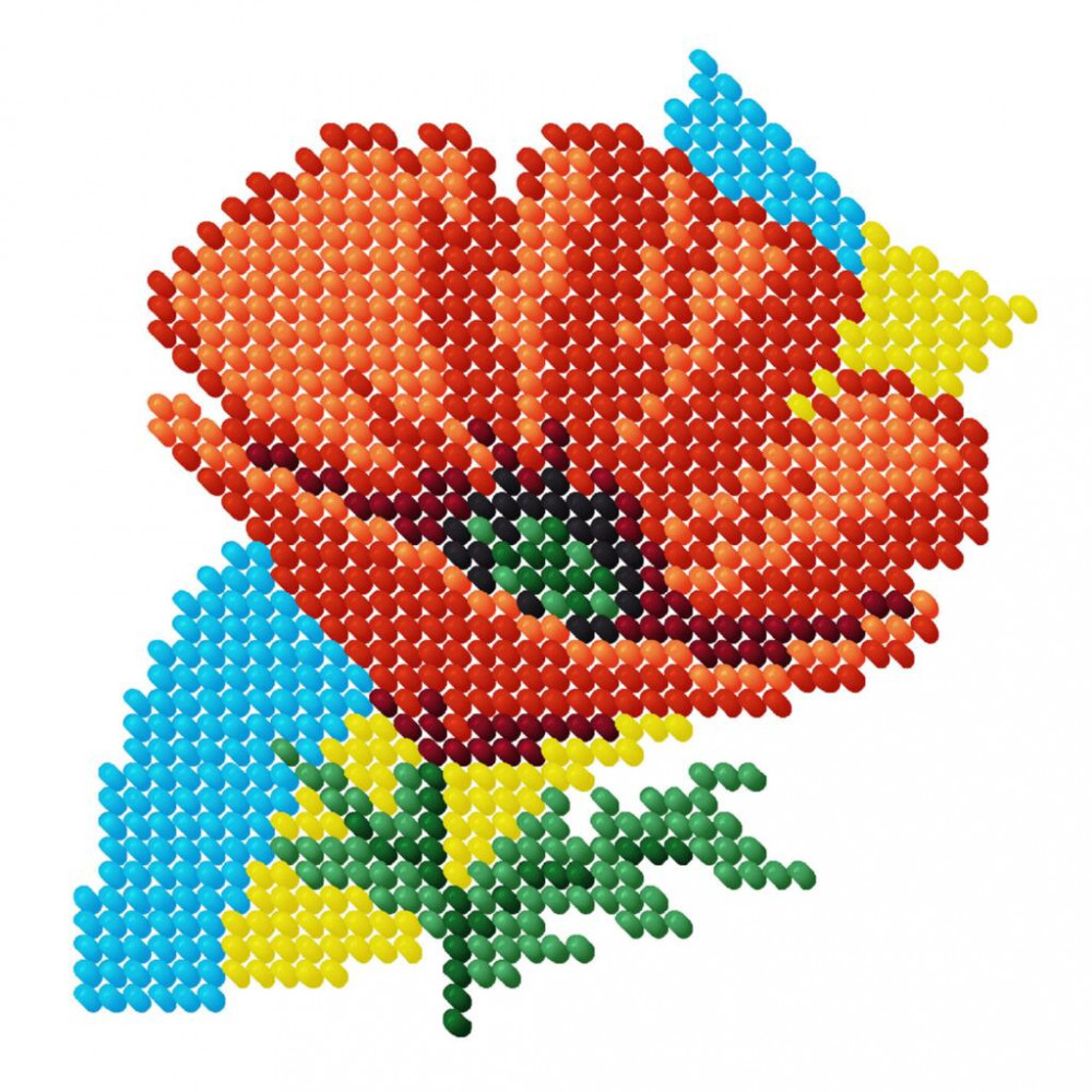 Набір для вишивання бісером L513 Мак