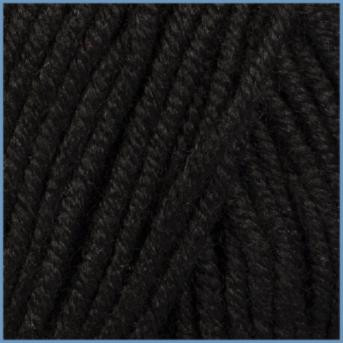 Пряжа для вязания Valencia Delmara цвет-620 (BLACK)