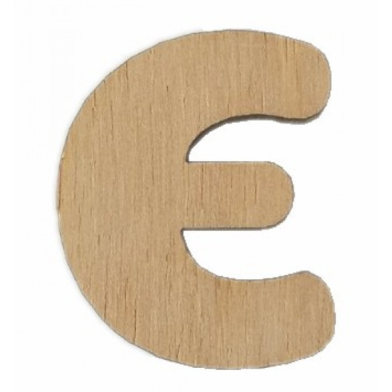Дерев'яні букви Буква Є 