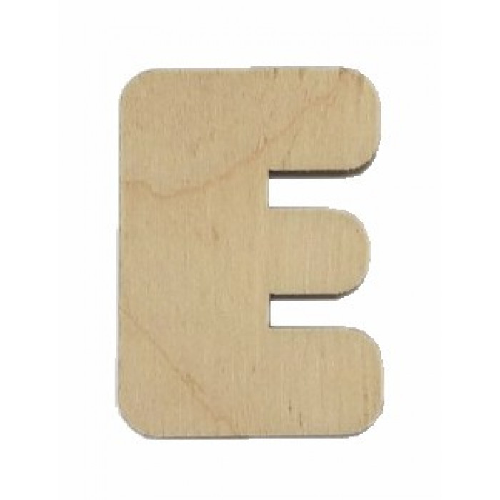 Дерев'яні букви Буква Е