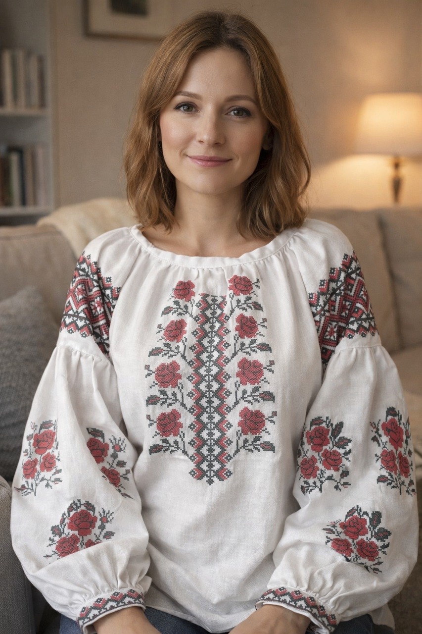 Пошита жіноча блуза для вишивання ПЖС-437 (БОХО)