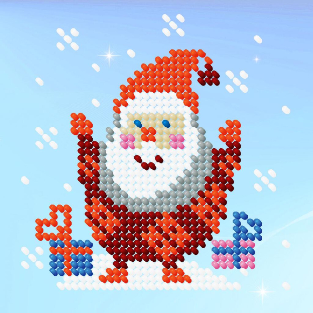 Набір для вишивання бісером L524 Санта