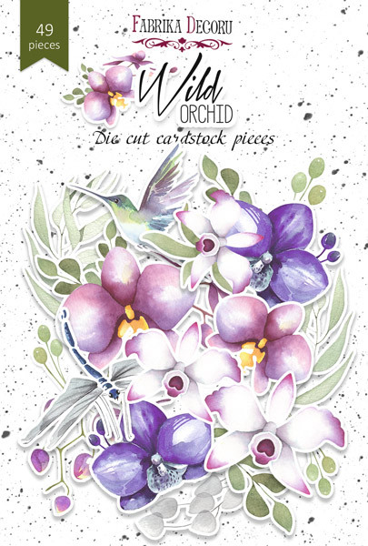 Набір висічок, колекція ''Wild Orchid'',49 шт