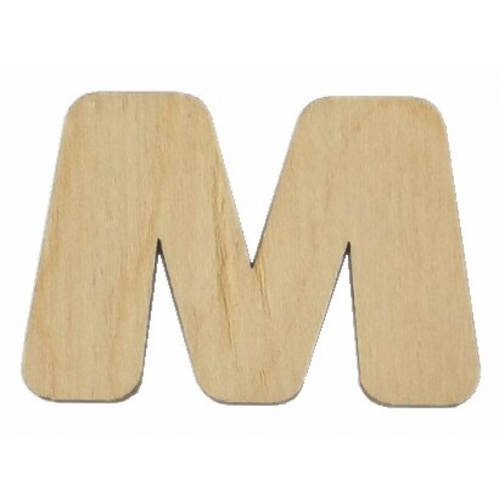 Дерев'яні букви Буква М