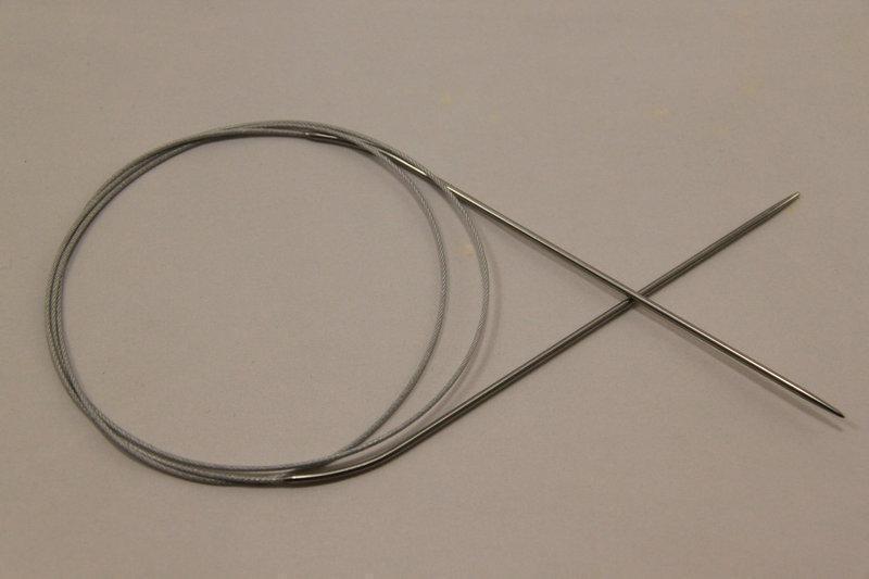 Спиці в'язальні на тросі 60см (2,5 мм)