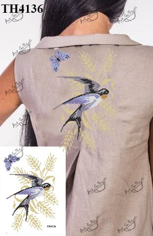 Термоналіпка з малюнком для вишивання ТН4136