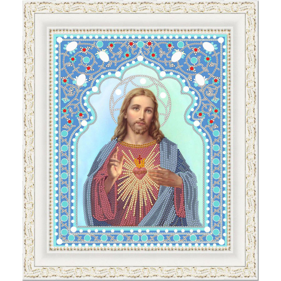 Схема для вышивки ''Святейшее Сердце Иисуса''