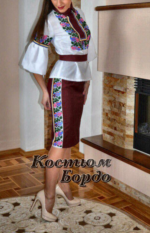 Заготовка жіночого костюма БОРДО