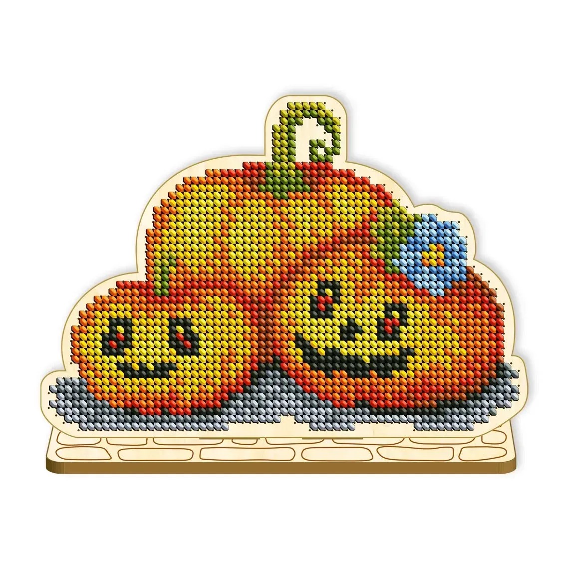 Заготовка для вишивки інтер'єрної фігурки ФІН_130 Серіїя Хелловін - Гарбузики