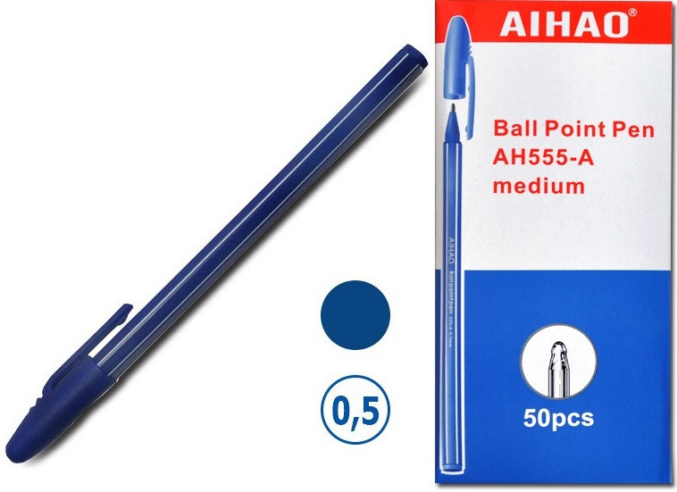Ручка шариковая ''AH-555'' синяя