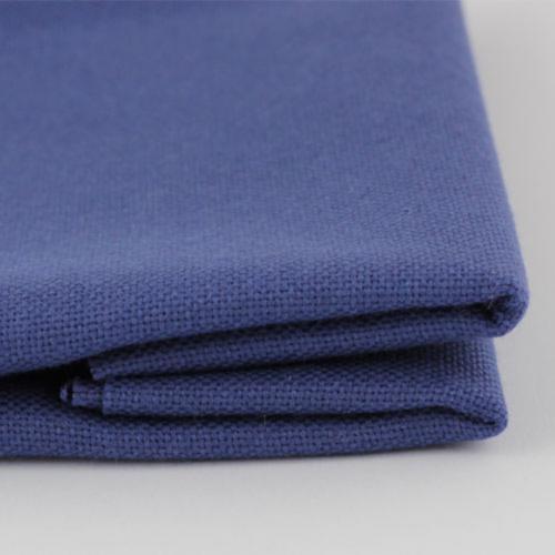 Тканина для вишивання ТПК-190-1 3/77 Онікс (домоткане полотно №30), темно-синій