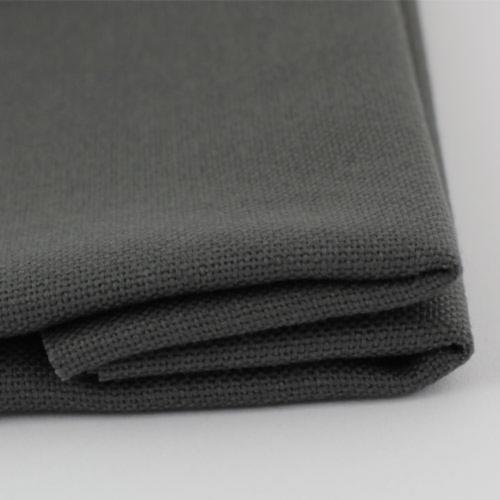 Тканина для вишивання ТПК-190-1 3/96 Онікс (домоткане полотно №30), темно-сірий