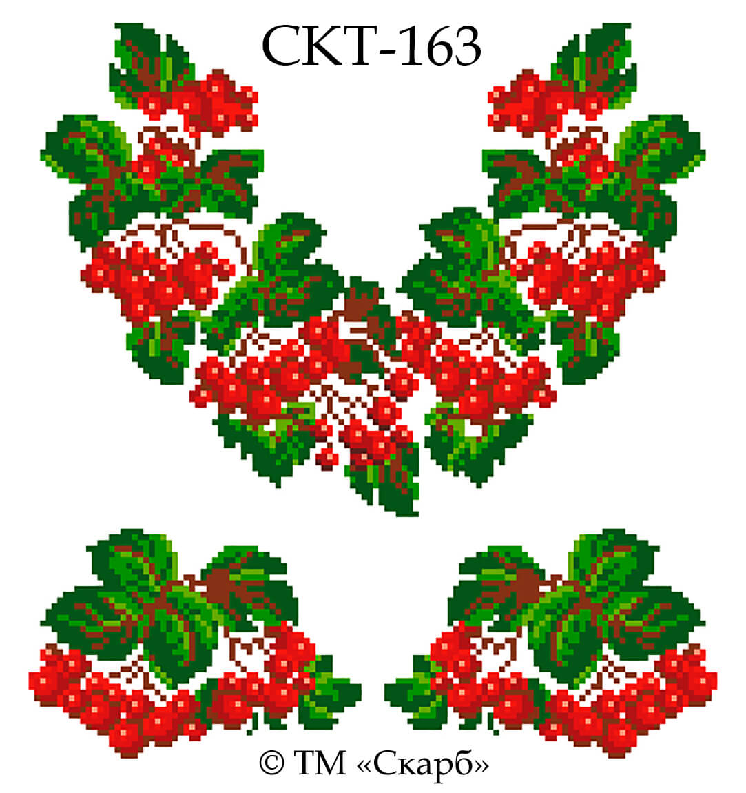 Термоналіпка з малюнком для вишивання СКТ-163