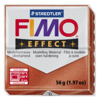 Полімерна глина FIMO Effect, мідний металік (56г) STAEDTLER. 27/8020