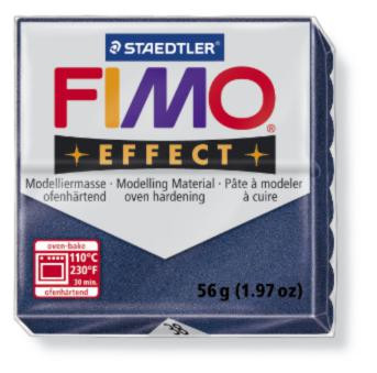 Полімерна глина FIMO Effect, металік сапфірово-синій (56г) STAEDTLER. 38/8020
