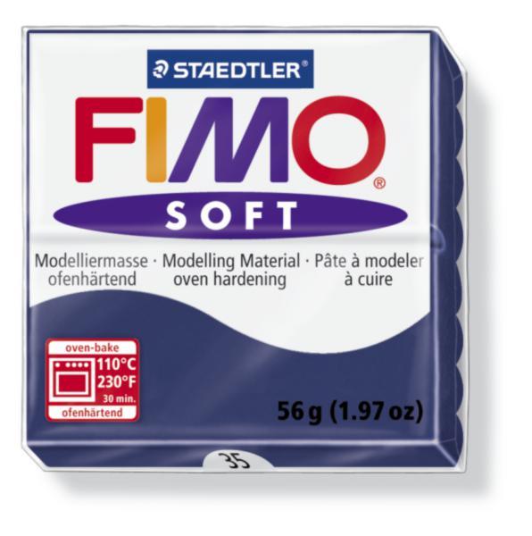 Полімерна глина FIMO Soft, синій (56г) STAEDTLER. 35/8020