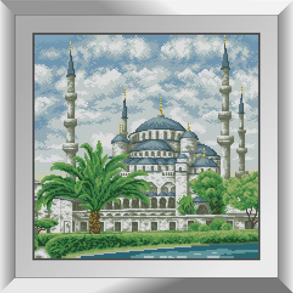31072 Блакитна мечеть (Стамбул). Dream Art. Набір алмазної живопису (квадратні, повна)