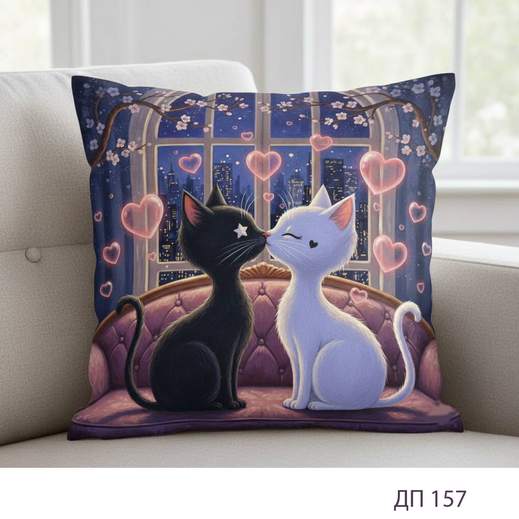 Подушка з наволочкою для вишивання ДП-157