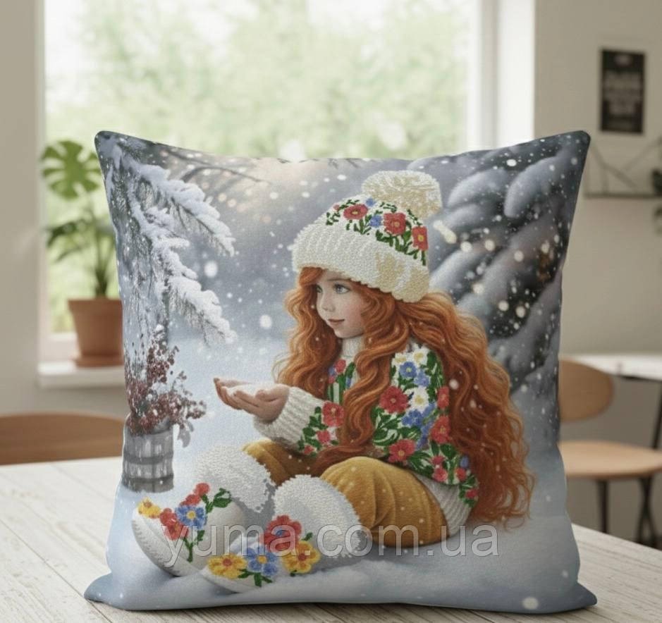 Подушка з наволочкою для вишивання ДП-161