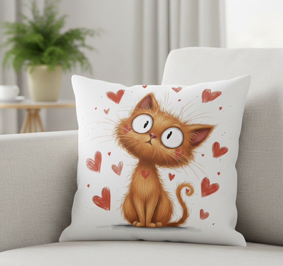 Подушка з наволочкою для вишивання ДП-162