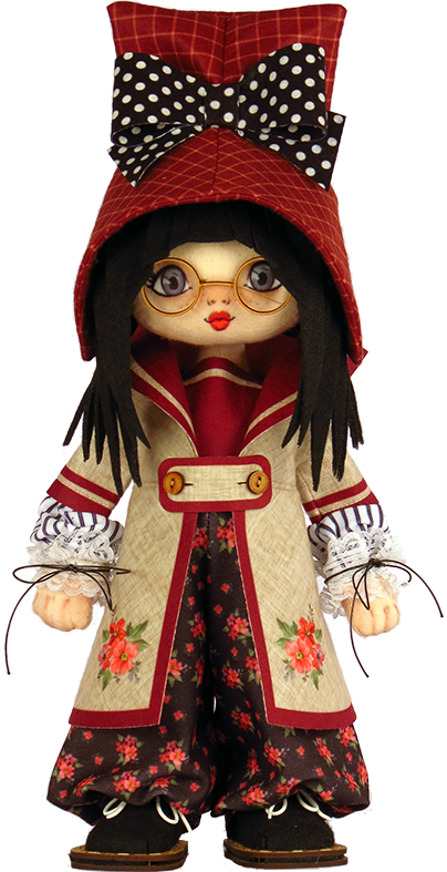 Набір для шиття текстильної ляльки К1086 Дівчинка Швеція