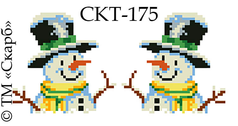 Термоналіпка з малюнком для вишивання СКТ-175