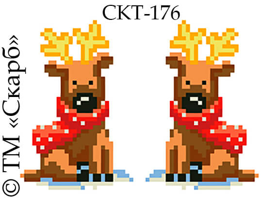 Термоналіпка з малюнком для вишивання СКТ-176