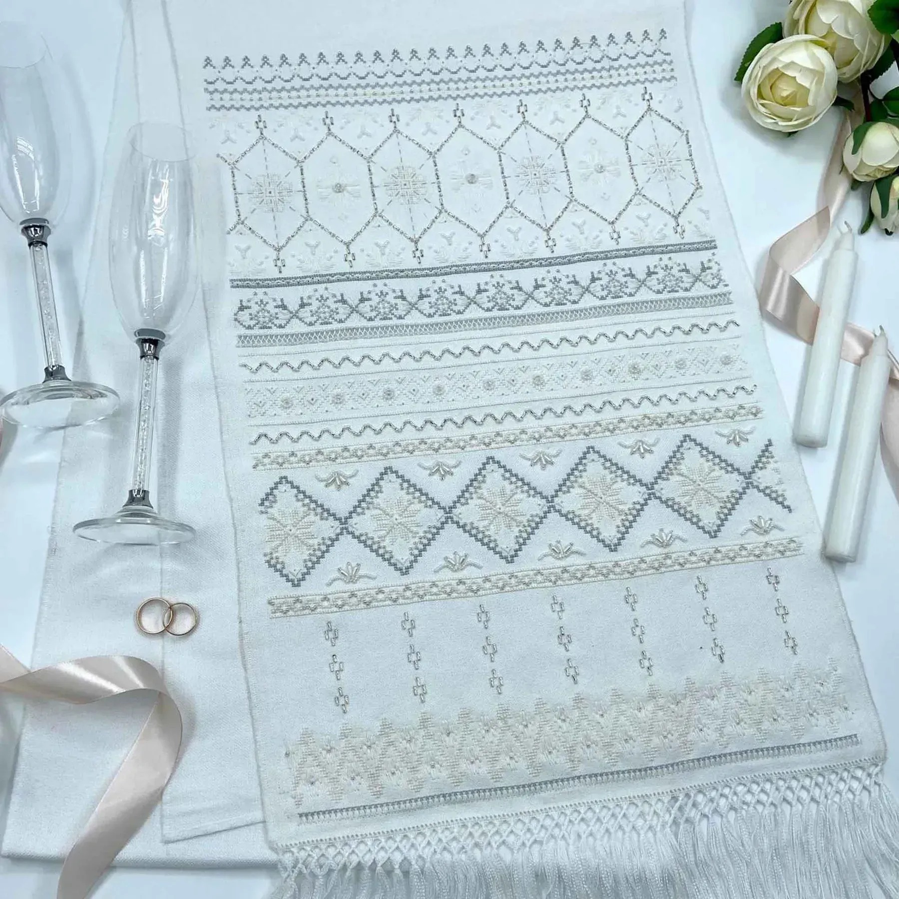 Набір для вишивання весільного рушника VRM_001_R