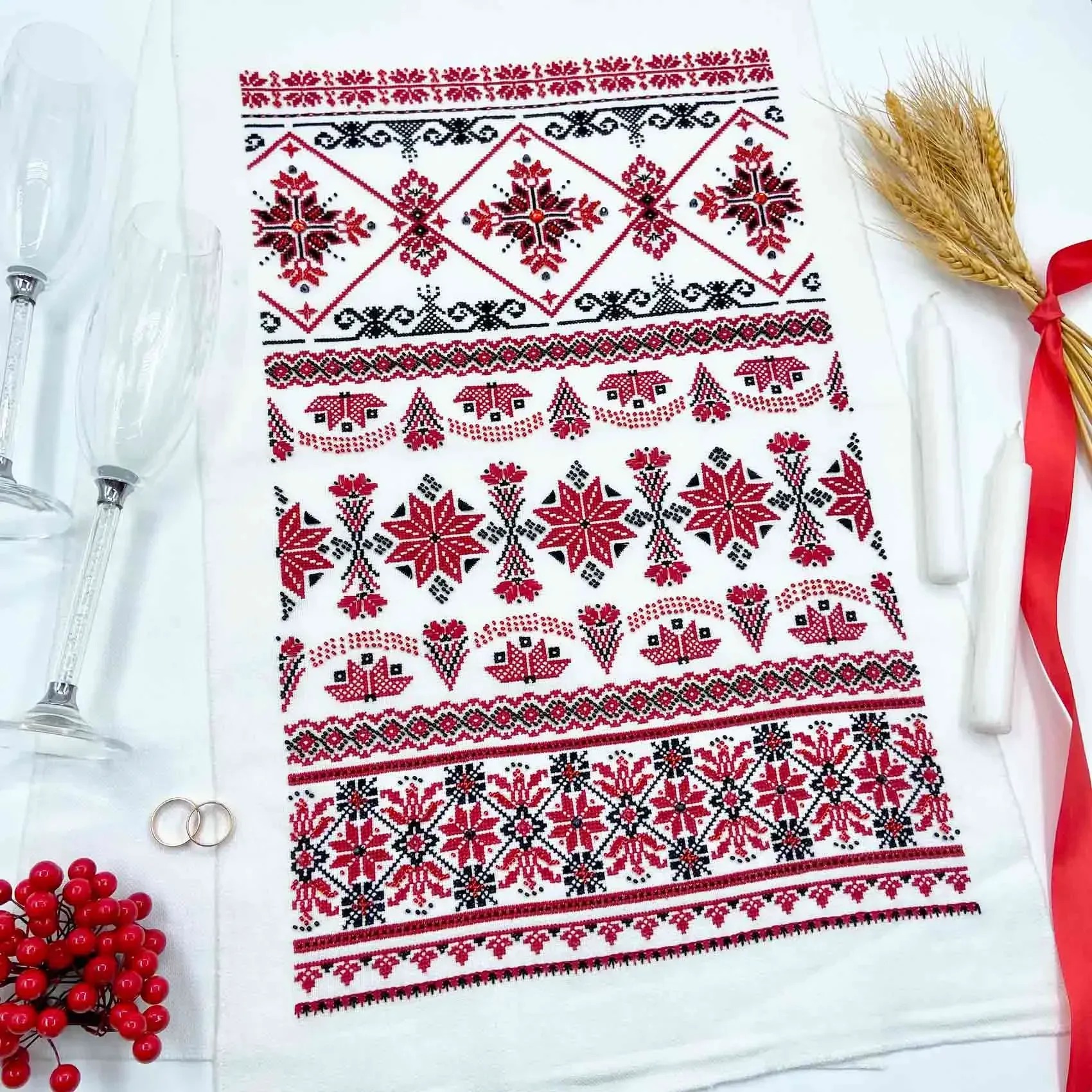 Набір для вишивання весільного рушника VRM_002_R