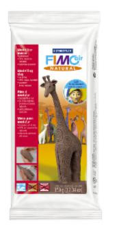 Полімерна глина FIMO Air natural, какао, 350г. 750/8150