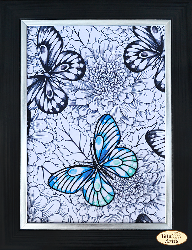 Набір для вишивання декоративними швами НШ-005 Метелик