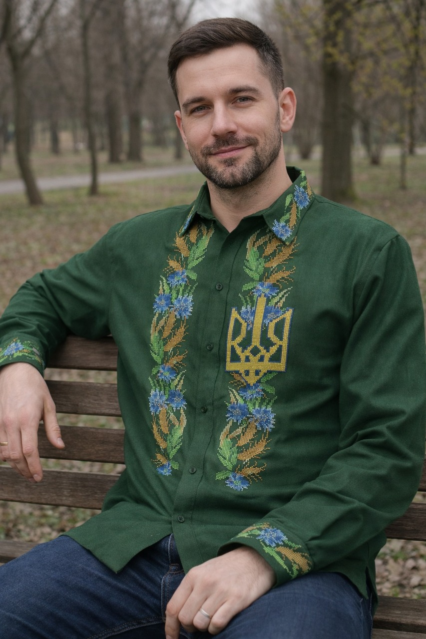 Пошита чоловіча сорочка для вишивання ПЧС(Т)-212.1