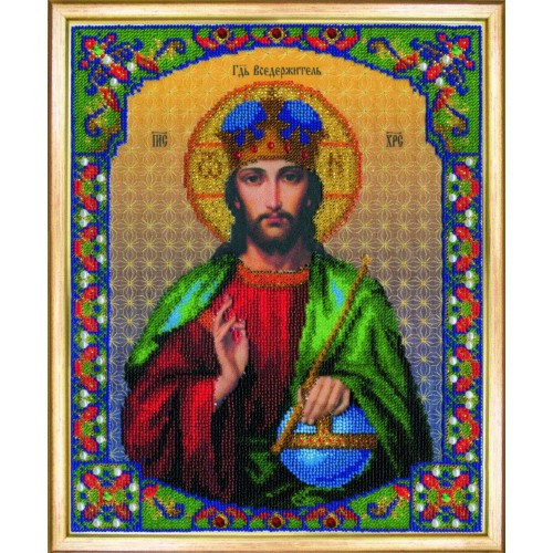 Набір для вишивання бісером Б-1186. Ікона Господа Ісуса Христа