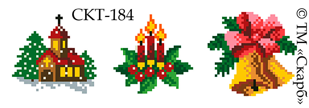 Термоналіпка з малюнком для вишивання СКТ-184