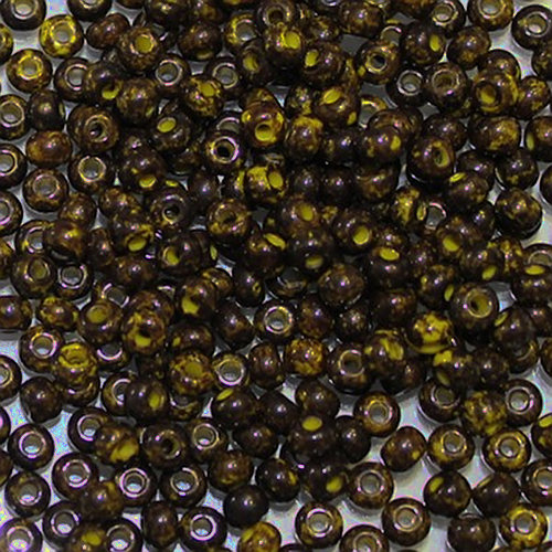 Бісер Preciosa Чехія №89110 темно-коричневий, травертин